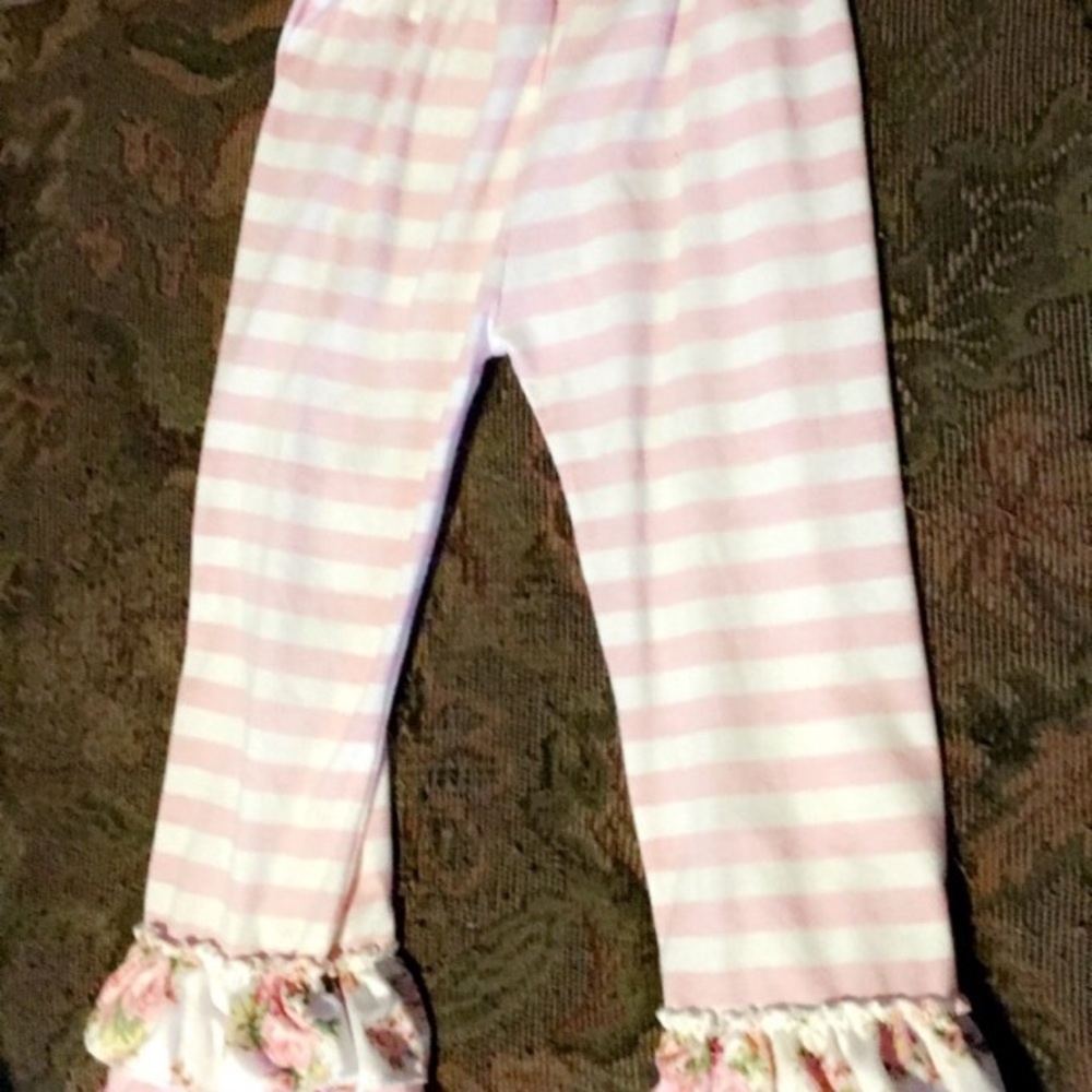 Girls boutique ruffle pants